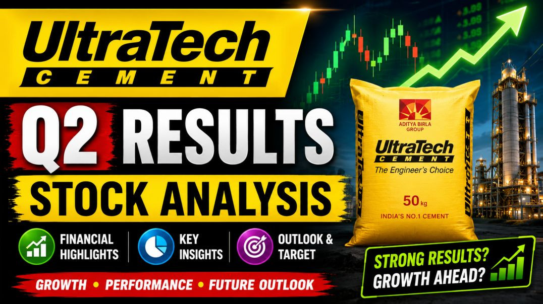 ⁣ULTRA TECH CEMENT Q2 RESULTS 2023●ULTRA TECH CEMENT STOCK ANALYSIS●Q2 RESULTS @ STOCK MARKET PLANNER