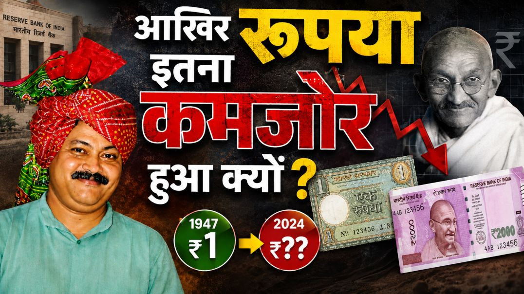 आखिर रुपया इतना कमजोर हुआ क्यों? | 1947 से अब तक रुपये और डॉलर की पूरी कहानी