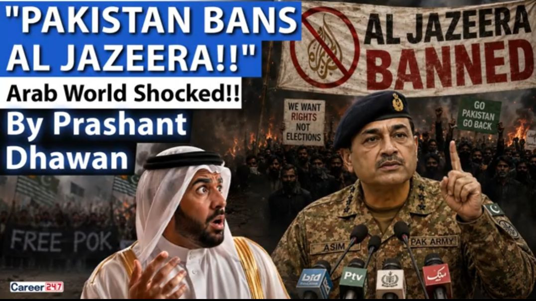 ⁣PAKISTAN_PANICS_AND_BANS_AL_JAZEERA___PoK_Protests_Show_real_face_of_Pakistan_Army(360p)