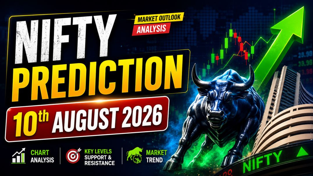 ⁣NIFTY PREDICTION ON 10TH AUGUST 2026🔵STOCK MARKET PLANNER