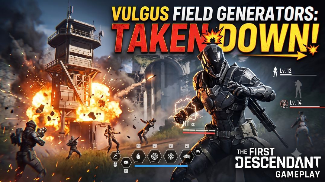 ⁣Taking Down the Vulgus Field Generators 🔥 | The First Descendant