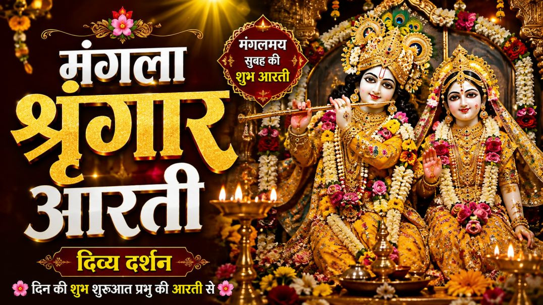 ⁣🌺_मंगला_श्रृंगार_आरती_🙏✨_प्रभु_के_दिव्य_दर्शन___आज_की_मंगलमय_आरती___Bhakti_Shorts(360p)