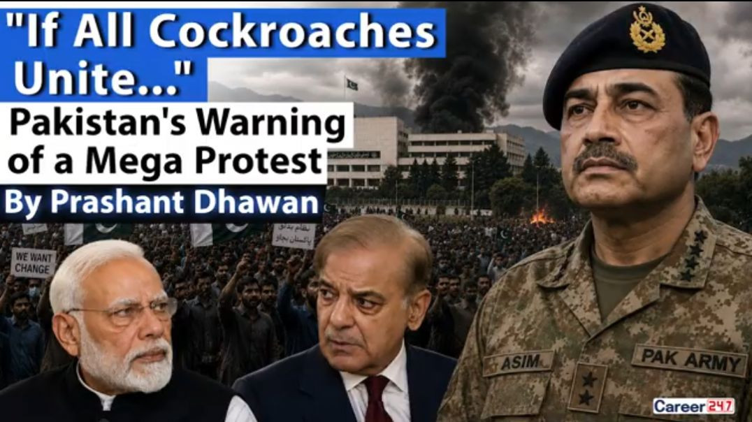 ⁣PAKISTAN_S_WARNING_OF_A_MEGA_PROTEST___If_All_Cockroaches_Unite___By_Prashant_Dhawan(360p)