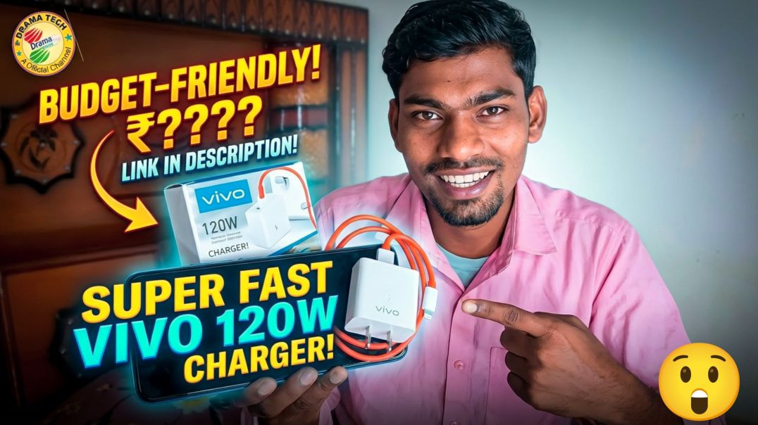 ⁣⁣Sabse Sasta Fast Charger? 🤑 Vivo 120W Charger Unboxing & Review | DrAmA Tech