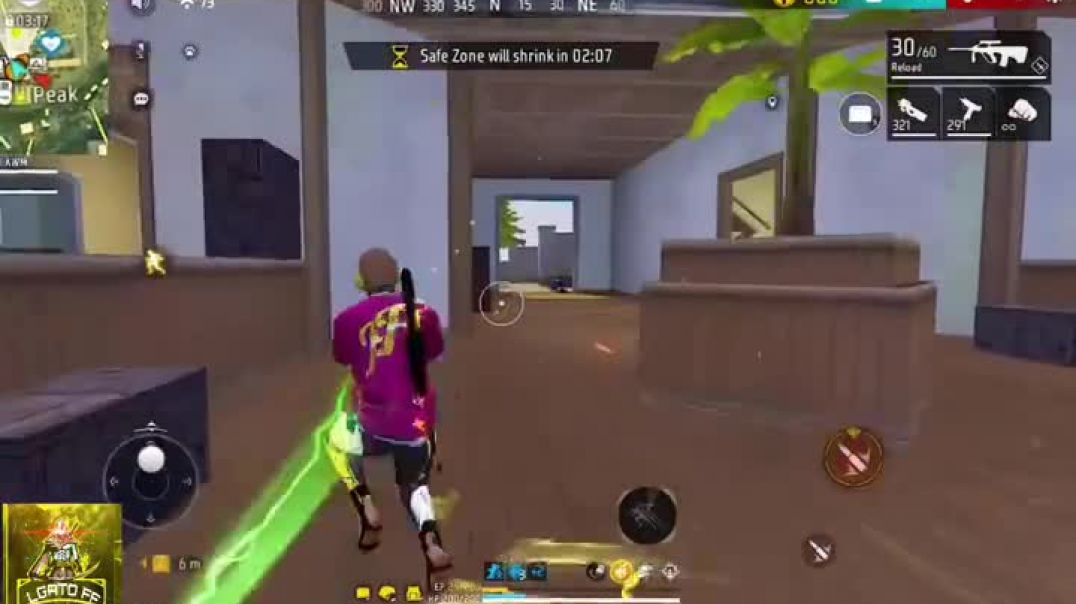 ⁣Free fire gameplay video