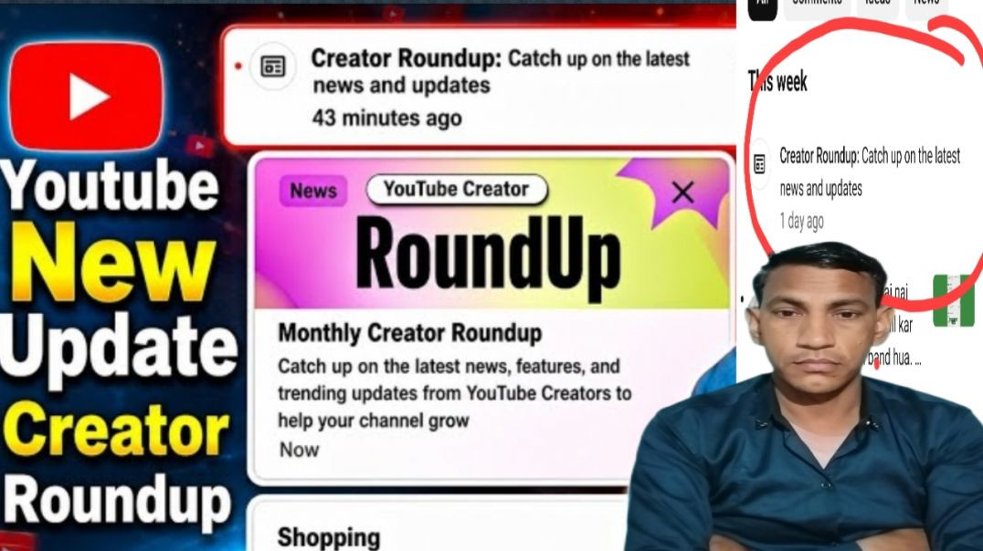 ⁣YouTube Creator Roundup क्या है? 🤔 सभी नए Updates एक साथ!