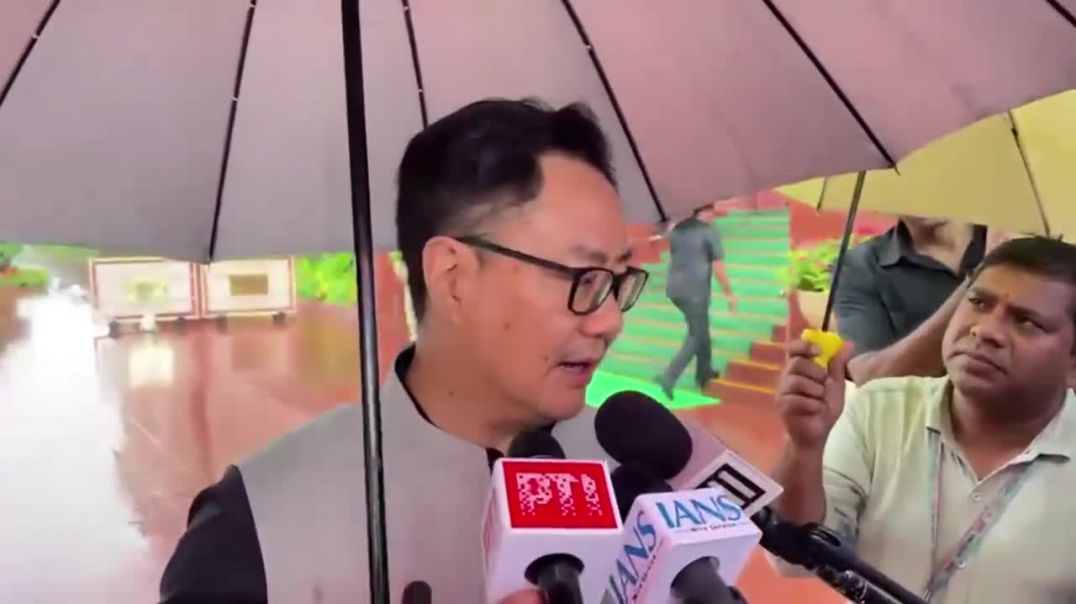 ⁣Parliamentary Affairs Minister Kiren Rijiju Wants Opposition To Apologize For Disruption And Wal