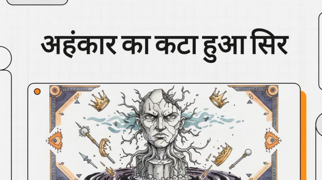 ⁣Ahankar ka kata hua sir