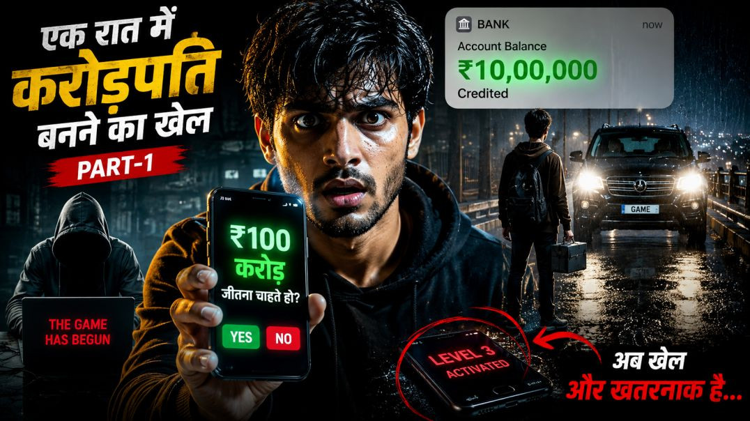 ⁣₹100 करोड़ जीतने के लिए सिर्फ़ एक रात... लेकिन कीमत ज़िंदगी थी! | Part-1