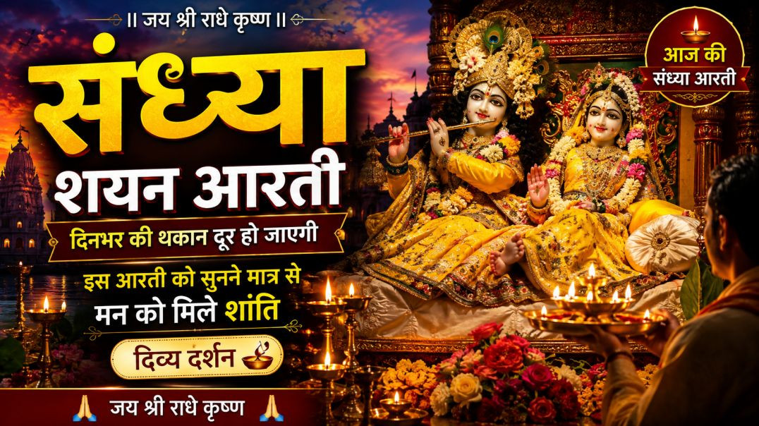 ⁣🙏_संध्या_शयन_आरती_🙏_दिव्य_दर्शन_से_मन_को_मिले_शांति___आज_की_आरती_🌺✨(360p)