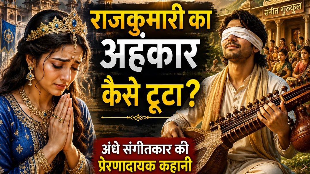 ⁣घमंडी राजकुमारी को अंधे संगीतकार ने सिखाया जीवन का सबसे बड़ा सबक | दिल छू लेने वाली कहानी