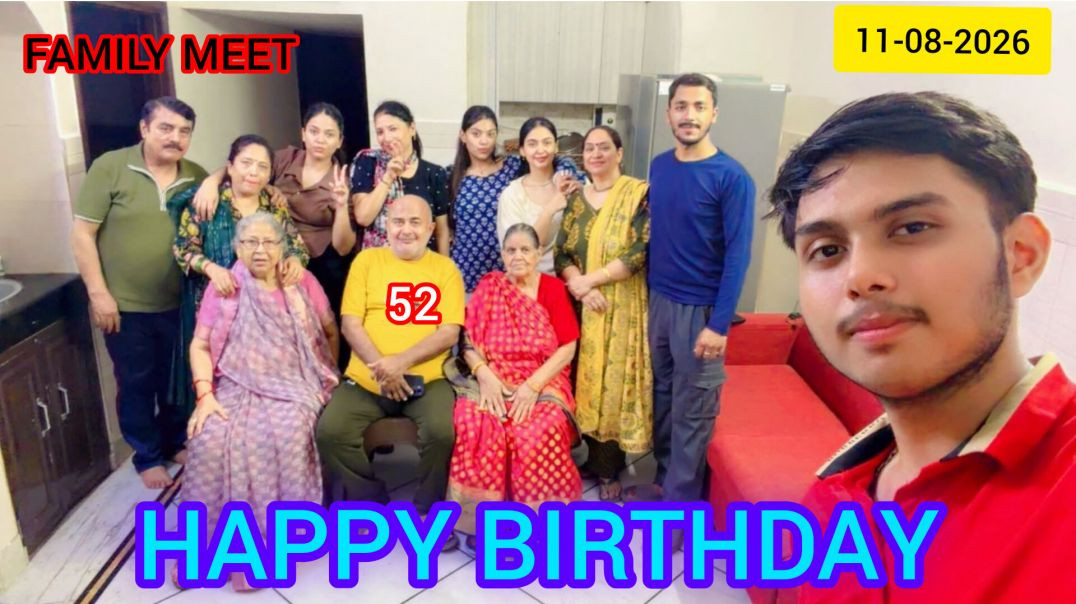 ⁣HAPPY BIRTHDAY😍SUKESH NEGI🥰FAMILY MEET😄