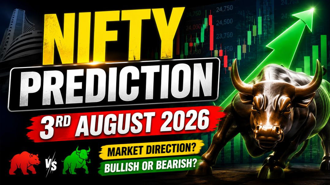 ⁣NIFTY PREDICTION ON 3RD AUGUST 2026🔴STOCK MARKET PLANNER