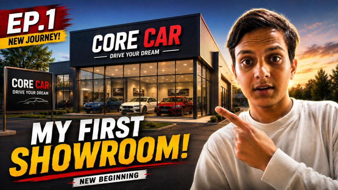⁣I Opened My First Car Showroom | ep1